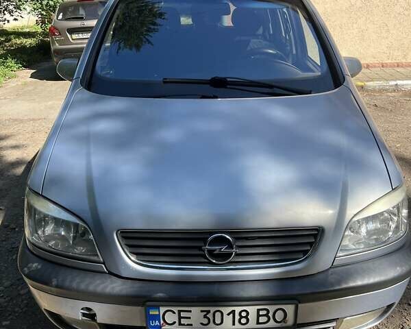 Серый Опель Зафира, объемом двигателя 2.2 л и пробегом 338 тыс. км за 3200 $, фото 3 на Automoto.ua