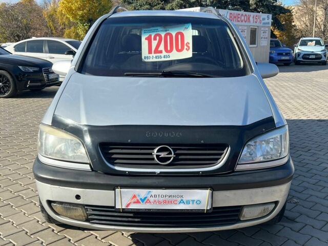 Серый Опель Зафира, объемом двигателя 1.8 л и пробегом 425 тыс. км за 3500 $, фото 1 на Automoto.ua