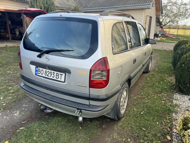 Серый Опель Зафира, объемом двигателя 2 л и пробегом 300 тыс. км за 1950 $, фото 2 на Automoto.ua