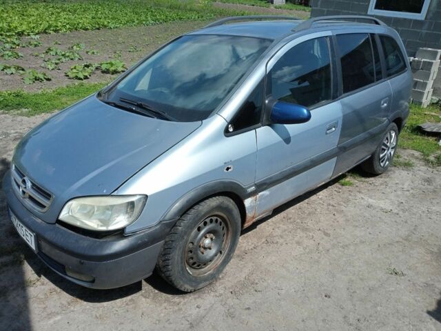 Сірий Опель Зафіра, об'ємом двигуна 2 л та пробігом 255 тис. км за 1000 $, фото 1 на Automoto.ua