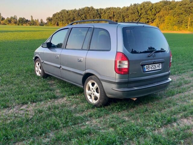 Серый Опель Зафира, объемом двигателя 1.8 л и пробегом 213 тыс. км за 4200 $, фото 14 на Automoto.ua