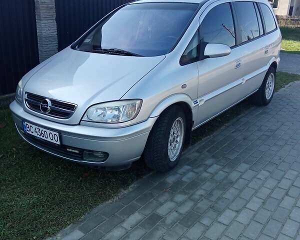Серый Опель Зафира, объемом двигателя 2 л и пробегом 280 тыс. км за 4200 $, фото 2 на Automoto.ua