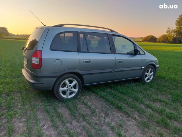 Серый Опель Зафира, объемом двигателя 1.8 л и пробегом 213 тыс. км за 4200 $, фото 6 на Automoto.ua