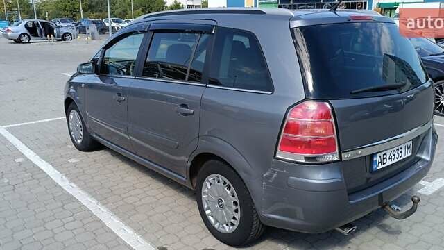 Серый Опель Зафира, объемом двигателя 1.8 л и пробегом 224 тыс. км за 6200 $, фото 7 на Automoto.ua