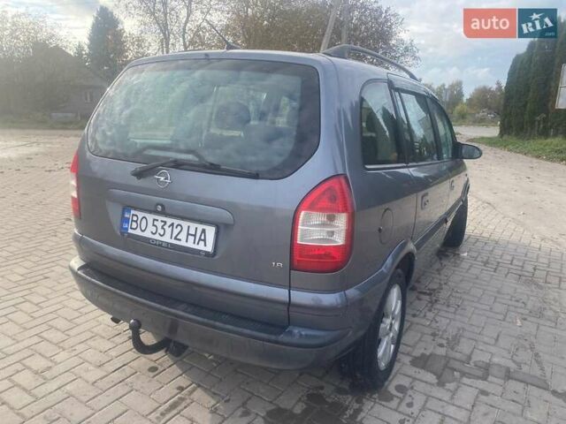 Сірий Опель Зафіра, об'ємом двигуна 1.8 л та пробігом 245 тис. км за 4500 $, фото 4 на Automoto.ua
