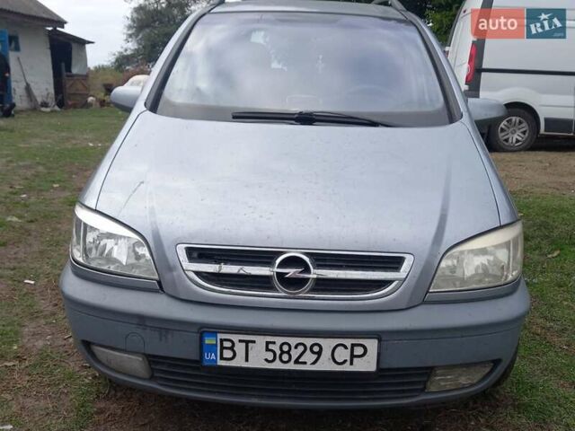 Серый Опель Зафира, объемом двигателя 2 л и пробегом 350 тыс. км за 5500 $, фото 18 на Automoto.ua