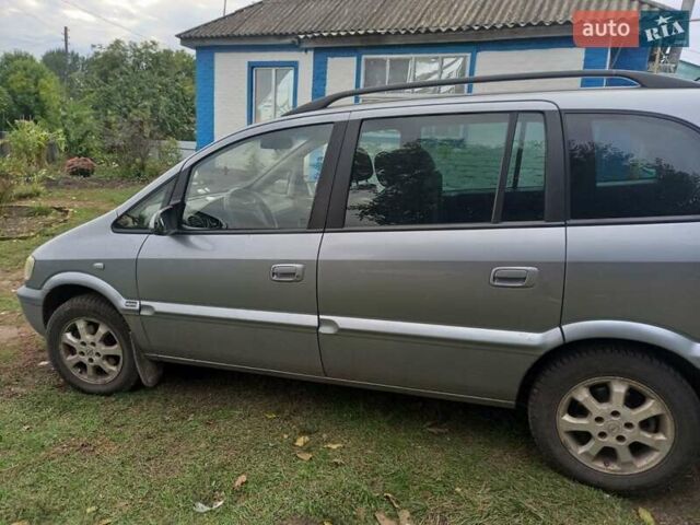 Серый Опель Зафира, объемом двигателя 2 л и пробегом 350 тыс. км за 5500 $, фото 13 на Automoto.ua