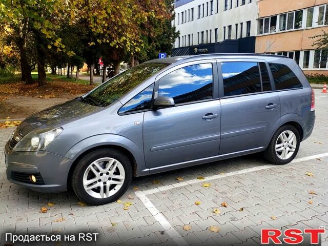 Серый Опель Зафира, объемом двигателя 2.2 л и пробегом 279 тыс. км за 6000 $, фото 7 на Automoto.ua