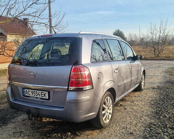 Сірий Опель Зафіра, об'ємом двигуна 1.91 л та пробігом 335 тис. км за 5300 $, фото 4 на Automoto.ua