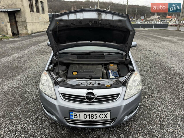 Серый Опель Зафира, объемом двигателя 1.91 л и пробегом 176 тыс. км за 6500 $, фото 21 на Automoto.ua