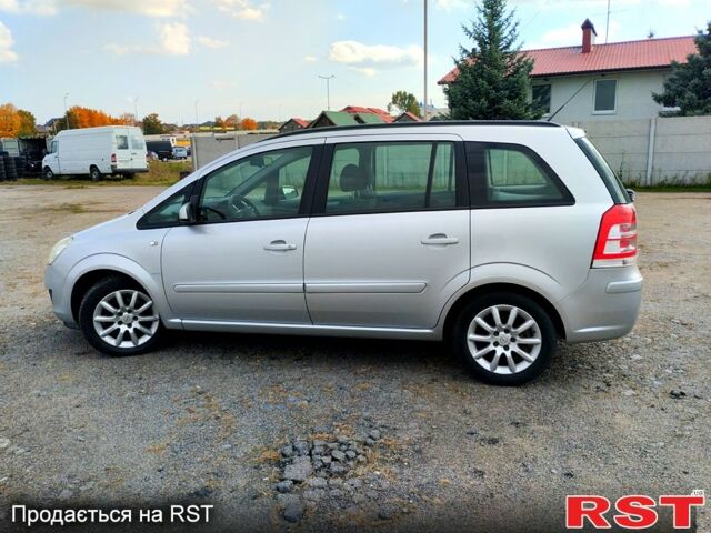 Серый Опель Зафира, объемом двигателя 1.8 л и пробегом 242 тыс. км за 6600 $, фото 6 на Automoto.ua