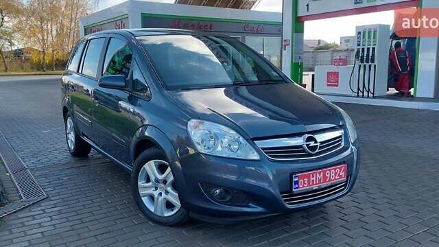 Серый Опель Зафира, объемом двигателя 1.6 л и пробегом 189 тыс. км за 6650 $, фото 6 на Automoto.ua