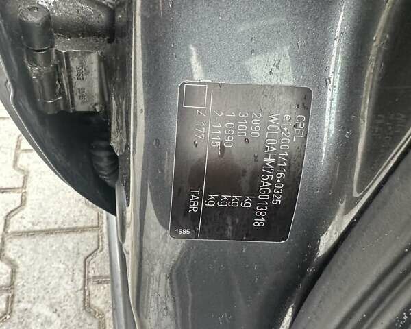 Сірий Опель Зафіра, об'ємом двигуна 1.6 л та пробігом 231 тис. км за 5999 $, фото 29 на Automoto.ua