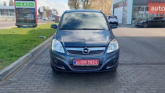 Серый Опель Зафира, объемом двигателя 1.6 л и пробегом 189 тыс. км за 6650 $, фото 5 на Automoto.ua