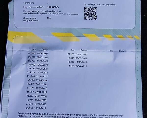 Серый Опель Зафира, объемом двигателя 1.7 л и пробегом 248 тыс. км за 7600 $, фото 44 на Automoto.ua