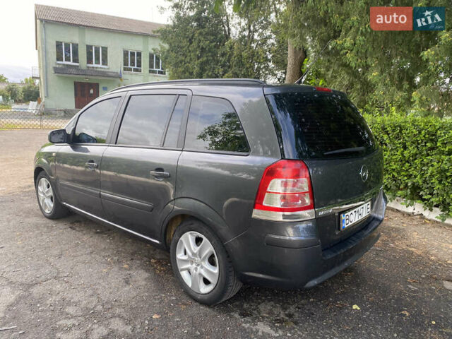 Серый Опель Зафира, объемом двигателя 1.69 л и пробегом 206 тыс. км за 7750 $, фото 5 на Automoto.ua