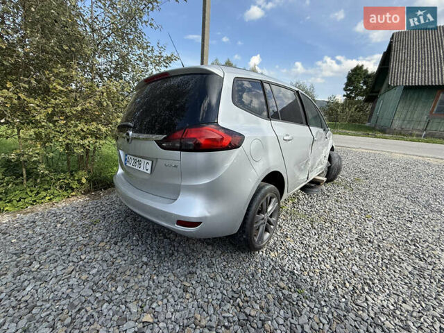Серый Опель Зафира, объемом двигателя 1.96 л и пробегом 250 тыс. км за 5500 $, фото 1 на Automoto.ua