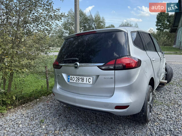 Серый Опель Зафира, объемом двигателя 1.96 л и пробегом 250 тыс. км за 5500 $, фото 9 на Automoto.ua