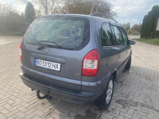 Сірий Опель Зафіра, об'ємом двигуна 1.8 л та пробігом 245 тис. км за 4500 $, фото 5 на Automoto.ua