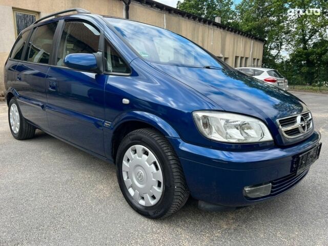 Синий Опель Зафира, объемом двигателя 0 л и пробегом 221 тыс. км за 1100 $, фото 5 на Automoto.ua