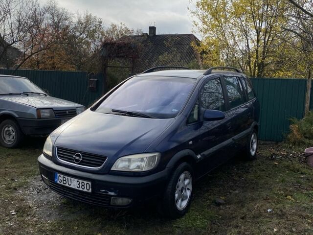 Синий Опель Зафира, объемом двигателя 2 л и пробегом 3 тыс. км за 1900 $, фото 4 на Automoto.ua