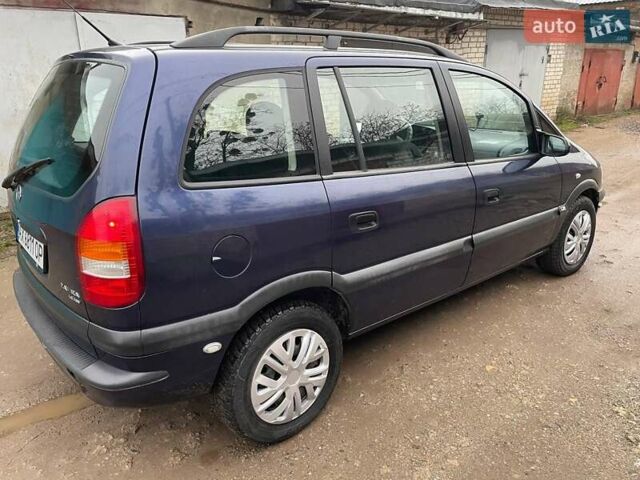 Синий Опель Зафира, объемом двигателя 1.8 л и пробегом 250 тыс. км за 3450 $, фото 8 на Automoto.ua