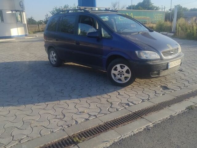 Синій Опель Зафіра, об'ємом двигуна 2 л та пробігом 423 тис. км за 3600 $, фото 1 на Automoto.ua