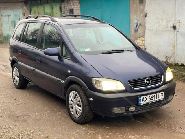 Синий Опель Зафира, объемом двигателя 1.8 л и пробегом 250 тыс. км за 3450 $, фото 6 на Automoto.ua