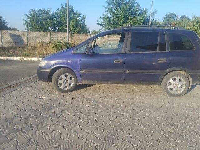 Синій Опель Зафіра, об'ємом двигуна 2 л та пробігом 423 тис. км за 3600 $, фото 2 на Automoto.ua