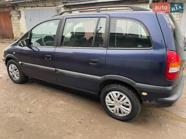 Синий Опель Зафира, объемом двигателя 1.8 л и пробегом 250 тыс. км за 3450 $, фото 23 на Automoto.ua