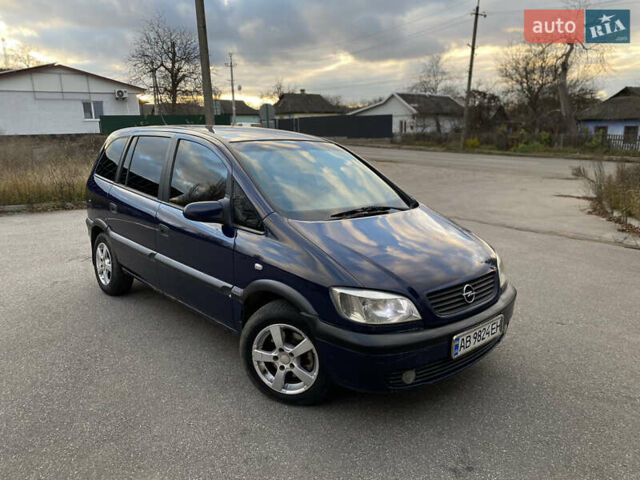 Синій Опель Зафіра, об'ємом двигуна 1.8 л та пробігом 290 тис. км за 2800 $, фото 1 на Automoto.ua