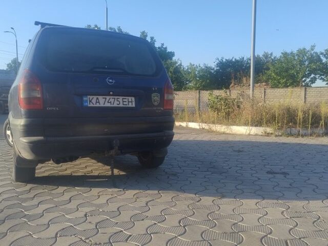 Синій Опель Зафіра, об'ємом двигуна 2 л та пробігом 423 тис. км за 3600 $, фото 3 на Automoto.ua