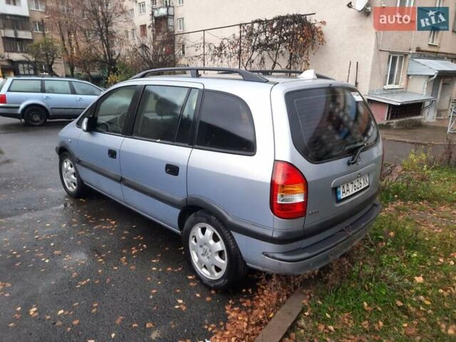 Синий Опель Зафира, объемом двигателя 1.8 л и пробегом 265 тыс. км за 2500 $, фото 4 на Automoto.ua