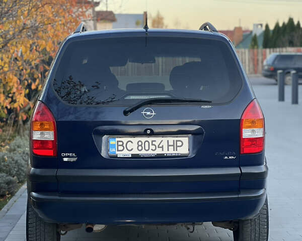 Синий Опель Зафира, объемом двигателя 1.8 л и пробегом 269 тыс. км за 2999 $, фото 13 на Automoto.ua