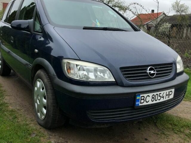 Синий Опель Зафира, объемом двигателя 0 л и пробегом 260 тыс. км за 2800 $, фото 2 на Automoto.ua