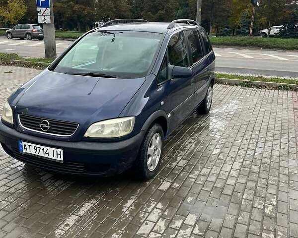 Синий Опель Зафира, объемом двигателя 1.8 л и пробегом 407 тыс. км за 2800 $, фото 3 на Automoto.ua