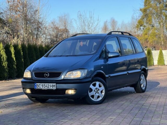 Синий Опель Зафира, объемом двигателя 2 л и пробегом 280 тыс. км за 2650 $, фото 4 на Automoto.ua