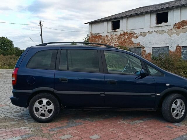 Синій Опель Зафіра, об'ємом двигуна 1.8 л та пробігом 260 тис. км за 2600 $, фото 7 на Automoto.ua