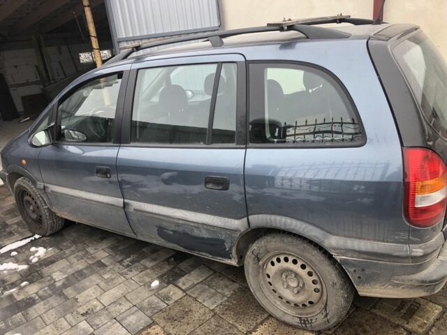 Синий Опель Зафира, объемом двигателя 1.8 л и пробегом 412 тыс. км за 1488 $, фото 3 на Automoto.ua