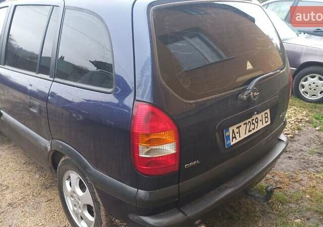 Синій Опель Зафіра, об'ємом двигуна 2 л та пробігом 400 тис. км за 1500 $, фото 2 на Automoto.ua