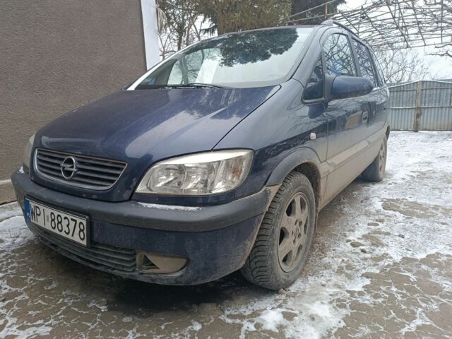 Синій Опель Зафіра, об'ємом двигуна 0 л та пробігом 200 тис. км за 1750 $, фото 1 на Automoto.ua