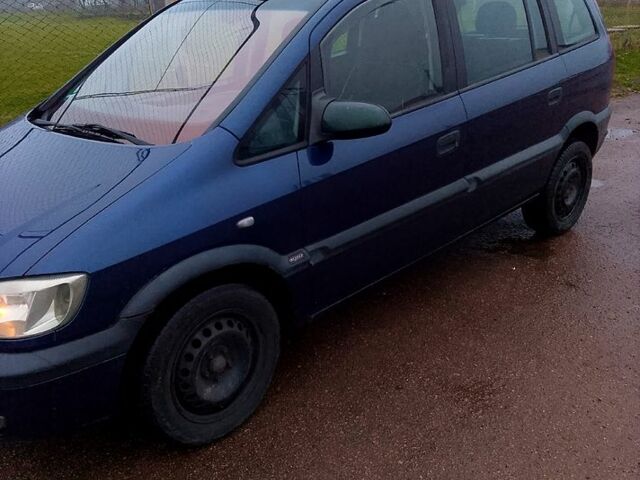 Синий Опель Зафира, объемом двигателя 1.6 л и пробегом 350 тыс. км за 2550 $, фото 5 на Automoto.ua