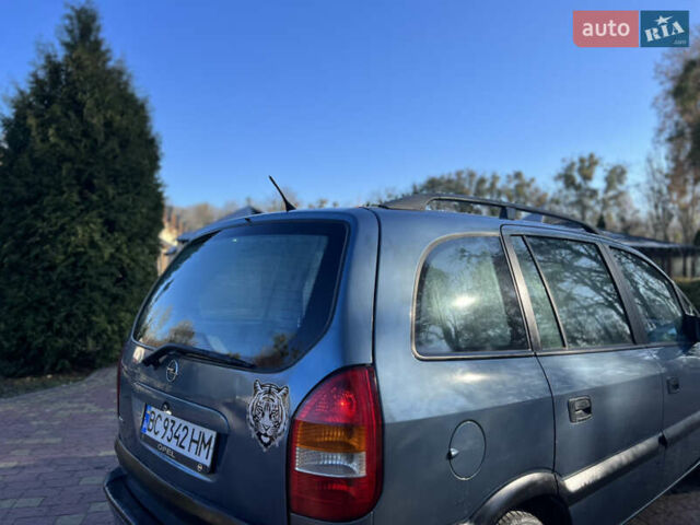 Синий Опель Зафира, объемом двигателя 2 л и пробегом 299 тыс. км за 2399 $, фото 5 на Automoto.ua