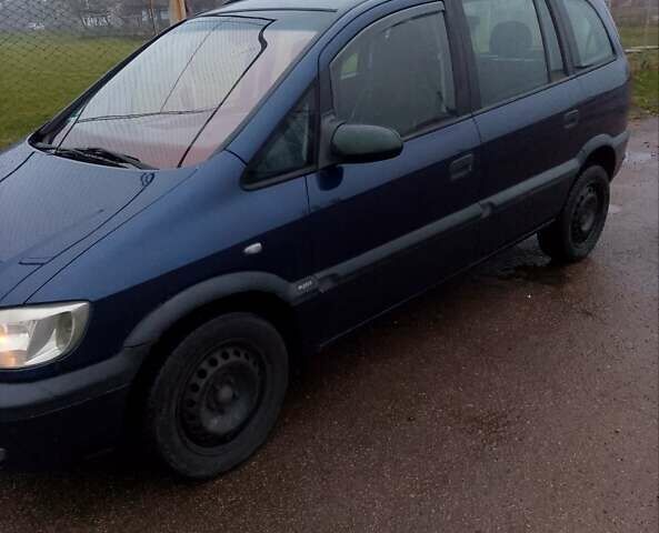 Синий Опель Зафира, объемом двигателя 1.6 л и пробегом 600 тыс. км за 2550 $, фото 8 на Automoto.ua