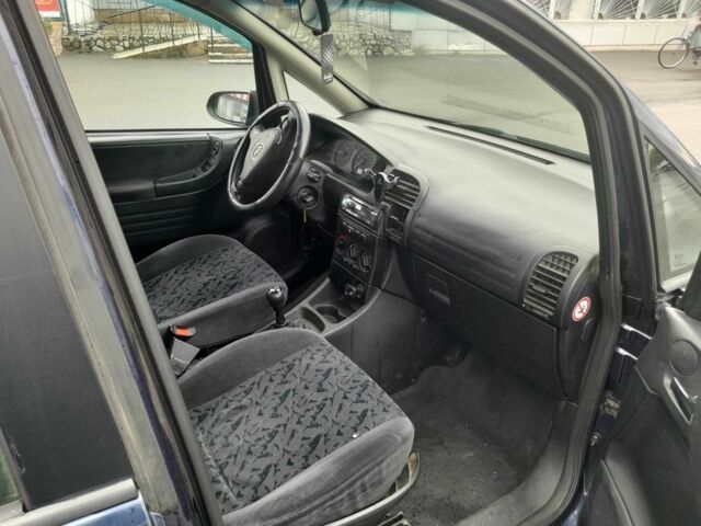 Синій Опель Зафіра, об'ємом двигуна 2 л та пробігом 320 тис. км за 3350 $, фото 15 на Automoto.ua