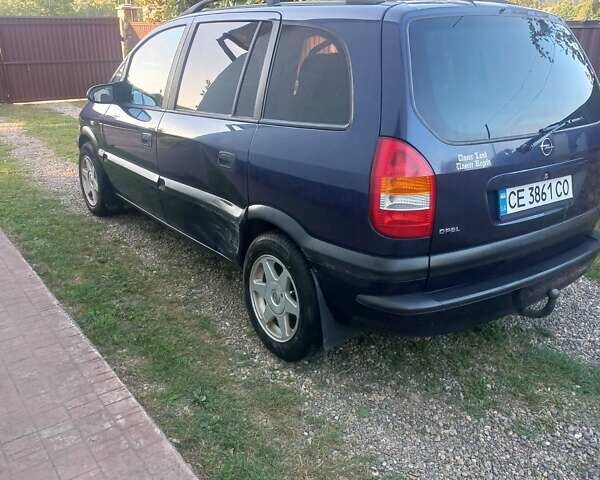 Синій Опель Зафіра, об'ємом двигуна 1.6 л та пробігом 255 тис. км за 3300 $, фото 5 на Automoto.ua