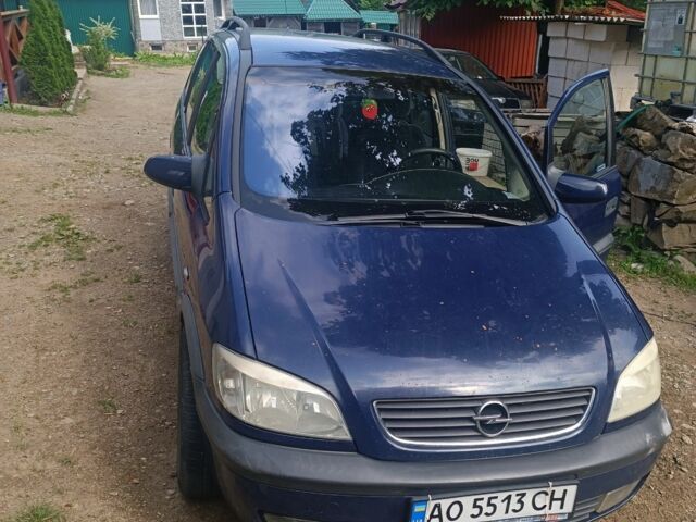 Синій Опель Зафіра, об'ємом двигуна 1.8 л та пробігом 270 тис. км за 2400 $, фото 3 на Automoto.ua