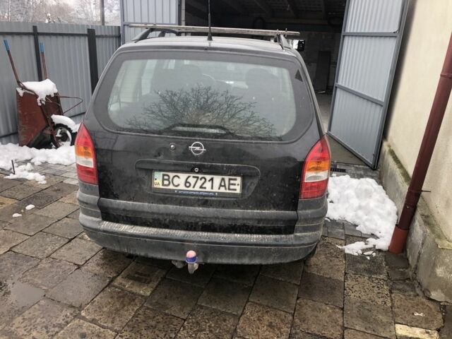 Синий Опель Зафира, объемом двигателя 1.8 л и пробегом 412 тыс. км за 1488 $, фото 2 на Automoto.ua