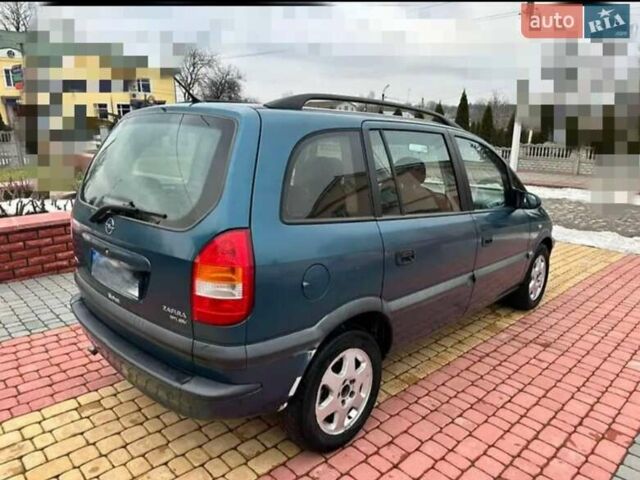 Синій Опель Зафіра, об'ємом двигуна 1.8 л та пробігом 345 тис. км за 3600 $, фото 2 на Automoto.ua