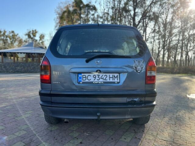 Синий Опель Зафира, объемом двигателя 2 л и пробегом 280 тыс. км за 2650 $, фото 8 на Automoto.ua
